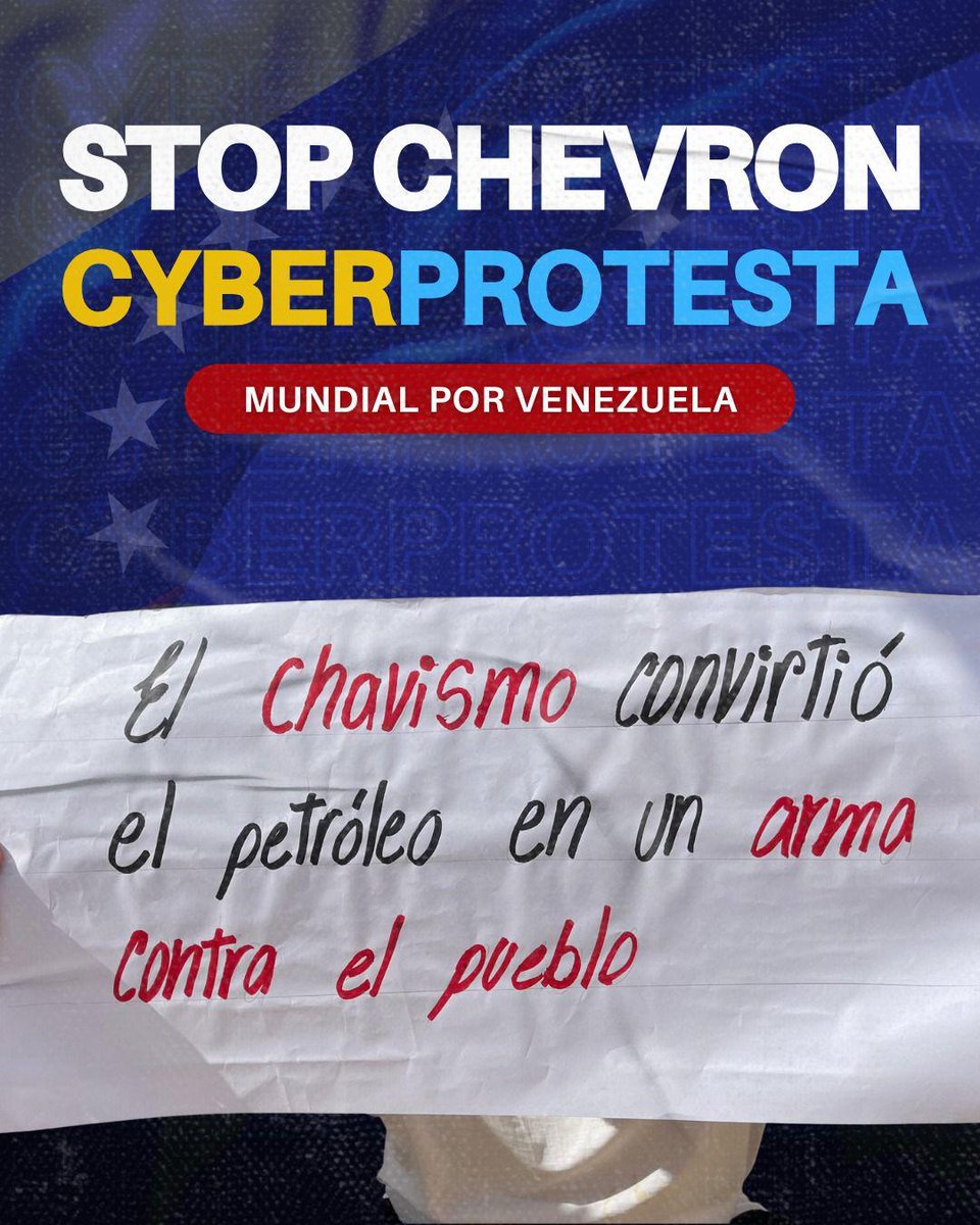 VoluntadPopular's tweet photo. ¿No quieren sanciones?
DEVUELVAN LA DEMOCRACIA.
🛑#StopChevron https://t.co/Jq7zZyYvXX