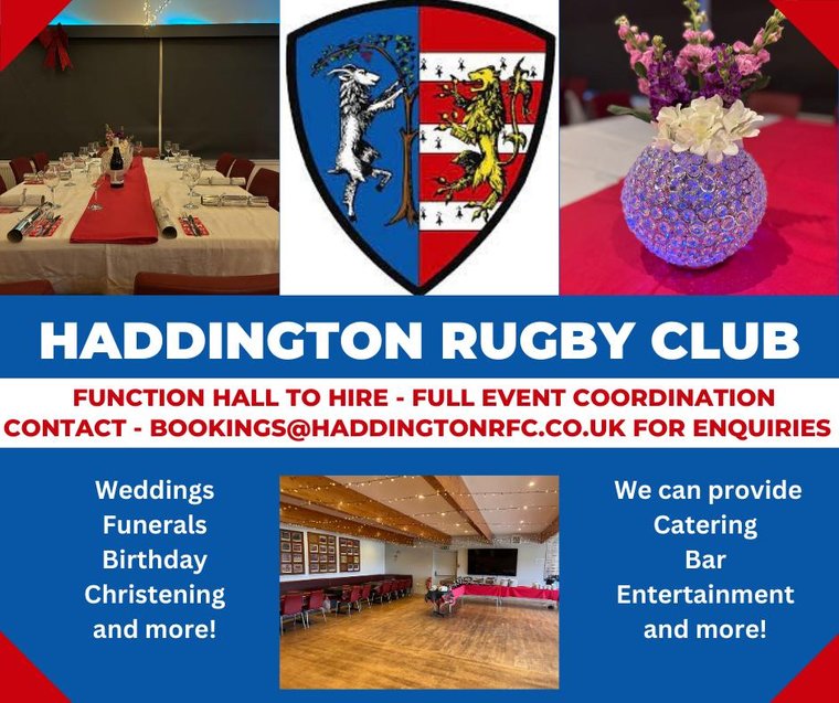 Clubhouse Hire #Pitchero
haddingtonrfc.co.uk/news/clubhouse…