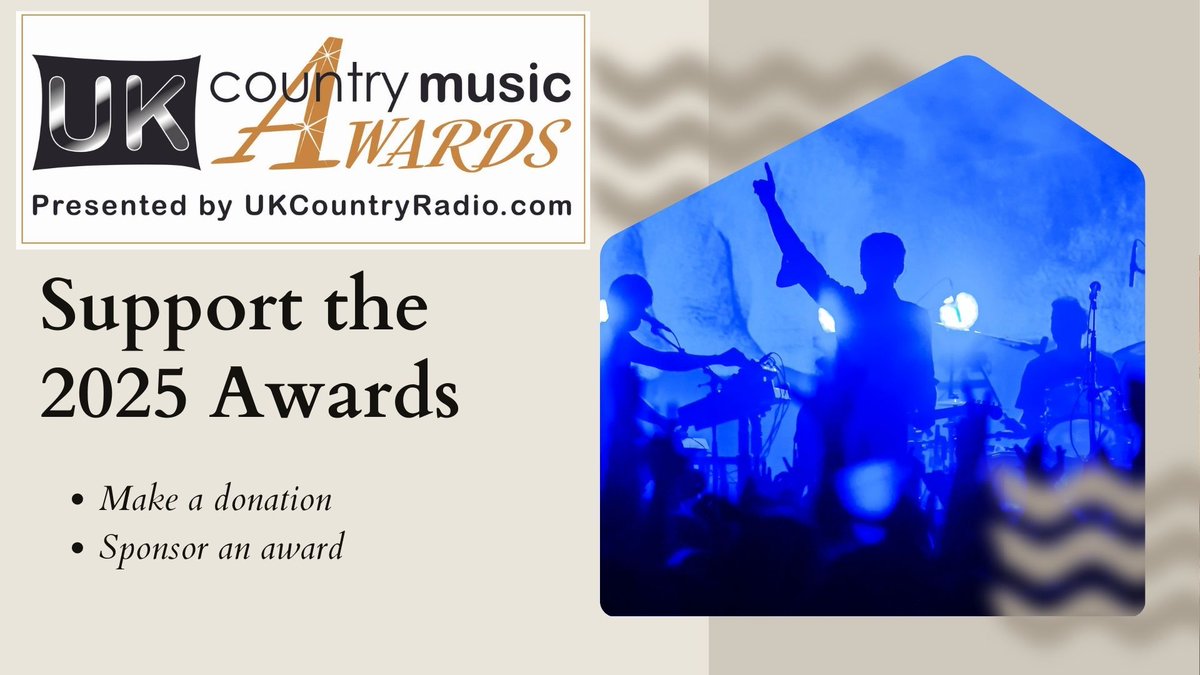 We are today launching our fundraising for The 2025 UK Country Music Awards

You can help by making a donation or sponsoring an Award

Go here for details 👇 
buff.ly/2JEvFEz 

And look out for details of our launch event coming soon