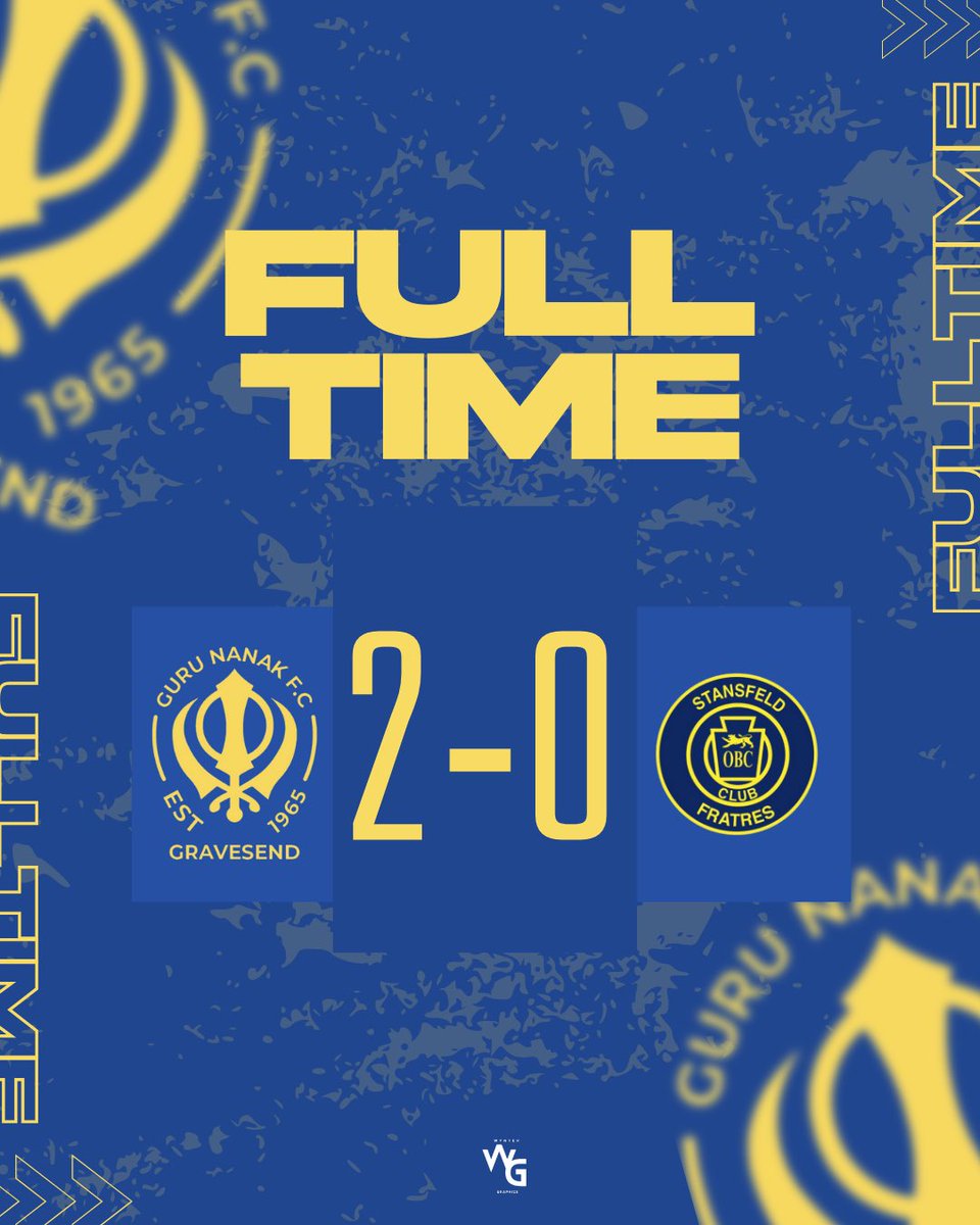 FULL TIME ⌛️

2-0 win today against <a href="/StansfeldFC/">Stansfeld FC</a> 

C. Coombs ⚽️ M. Arthey 🅰️
C. Murkin ⚽️ E. Green 🅰️

#gurunanak 💙