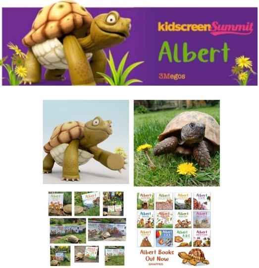 IanBrownTV's tweet image. Not long! February 9 #Kidscreen summit #SanDiego for the #debut of our #animated ALBERT #trailer. Our #favourite #tortoise will meet leading lights in the world of children's #entertainment. Based on the ALBERT #books, #inspired by real #ALBERTthetortoise Alberttortoise.com