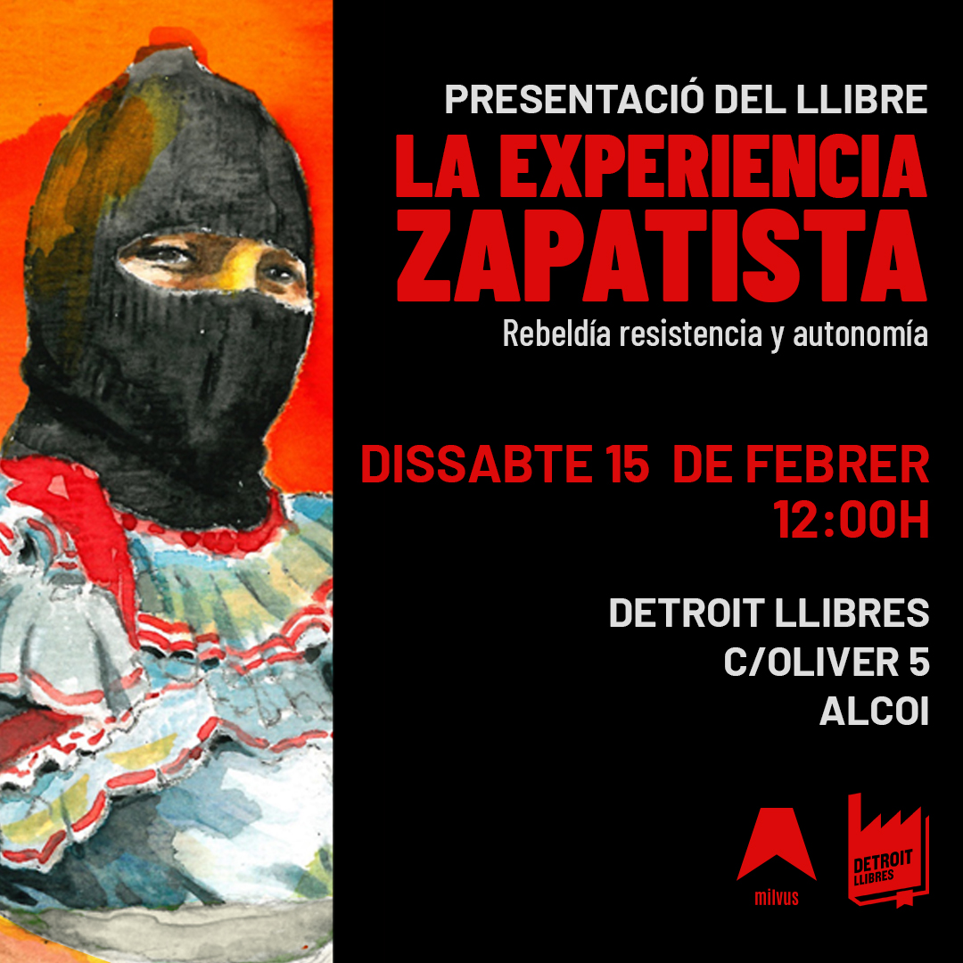 «¿Escucharon? Es el sonido de su mundo derrumbándose. Es el del nuestro resurgiendo. El día que fue el día era noche. Y noche será el día que será el día».

editorialmilvus.net/presentacio-a-…

<a href="/DetroitLlibres/">Detroit Llibres</a> #ezln