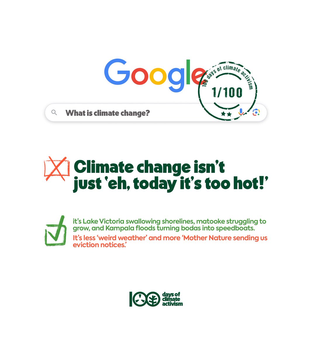 01 / 100 days of climate activism 💚
