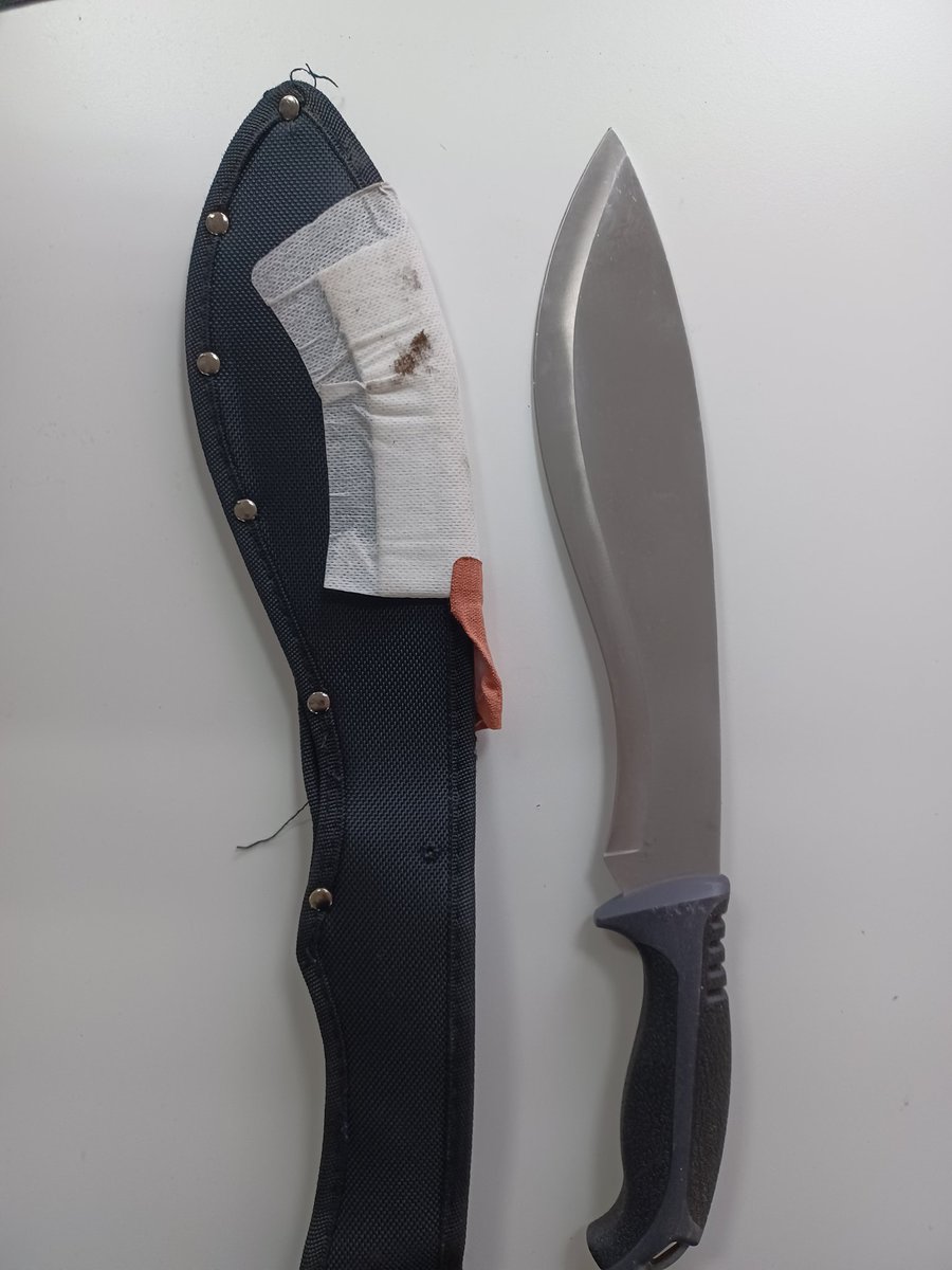 Ealing SNT attended an incident of common assault this morning and took this machete off the streets #neighbourhoodpolicing