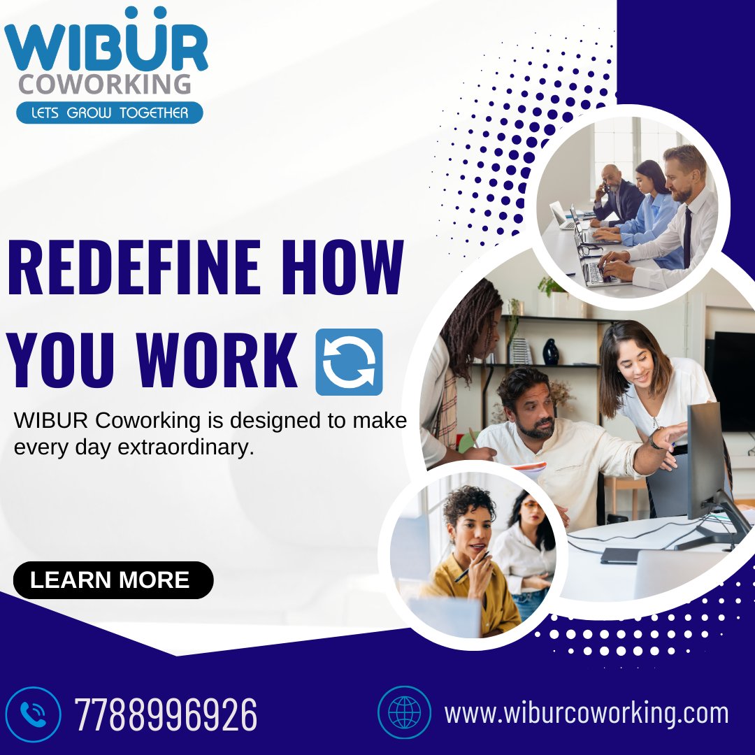 Wiburcoworking's tweet image. 🚀 Redefine How You Work with WIBUR Coworking! 🚀

Step into a dynamic workspace designed to boost productivity, creativity, and collaboration. Your extraordinary workday starts here!

📞 7788996926 | 🌐 wiburcoworking.com
#WIBURCoworking #WorkRedefined #LetsGrowTogether
