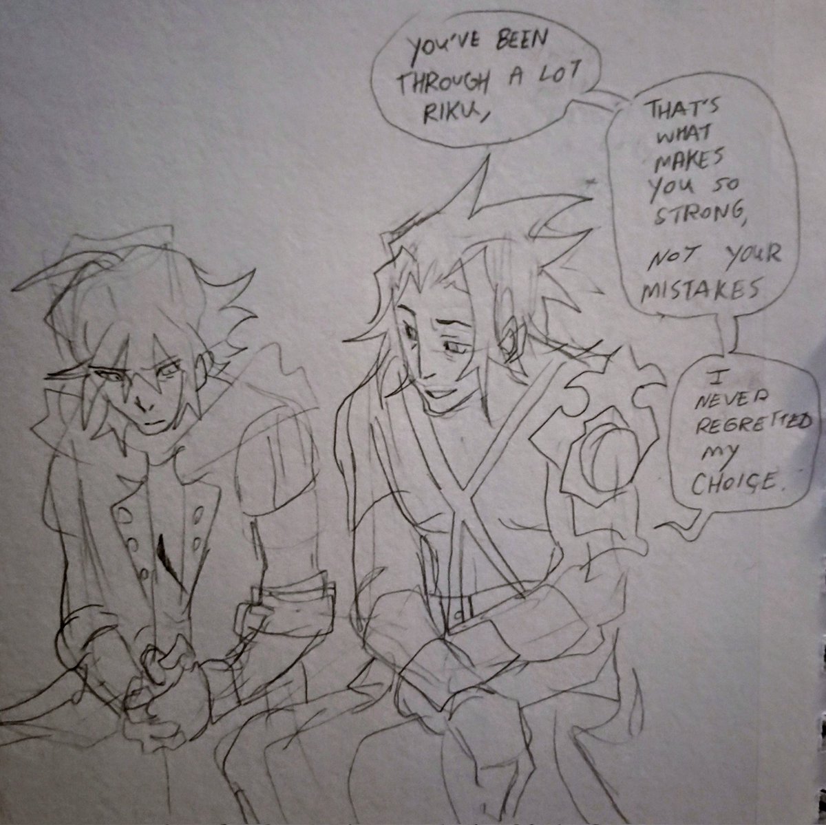 NotAsSaltyCakes's tweet photo. Some reassurance ⭐ 
#KingdomHearts https://t.co/S7qeUaI5fO