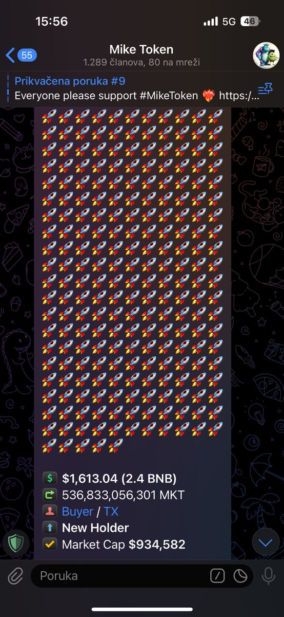 t.me/MikeToken/39944

Hey <a href="/MikeTokenio/">Mike Token</a>  you know something that we don’t know??😃
Share with us 
#MikeToken #MKT