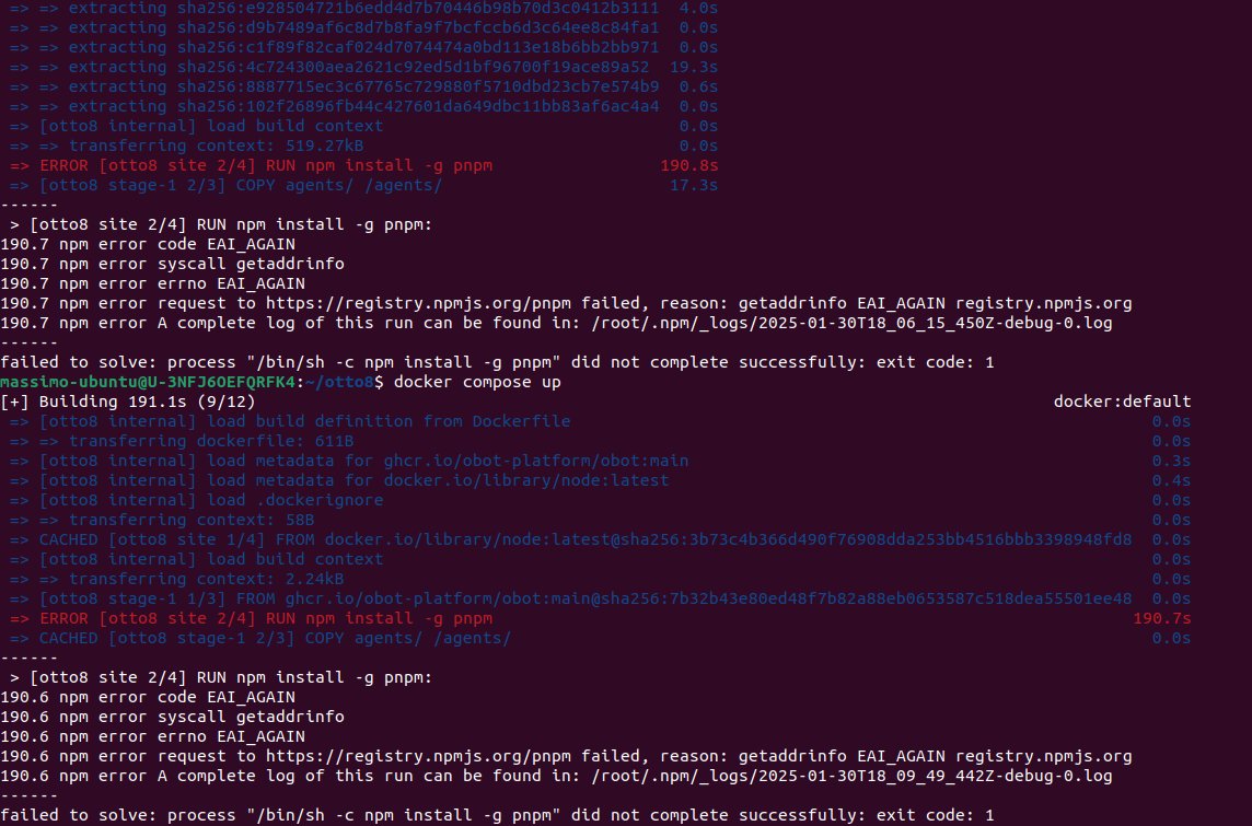 mreferre's tweet image. Ok, for once I am the one complaining to @ibuildthecloud ! :)
I have tried to setup otto8 on my M1 mac (green) as well as an Ubuntu Linux box (purple) and I am failing both ways (with different errors). HoW cOMe?!?!!11