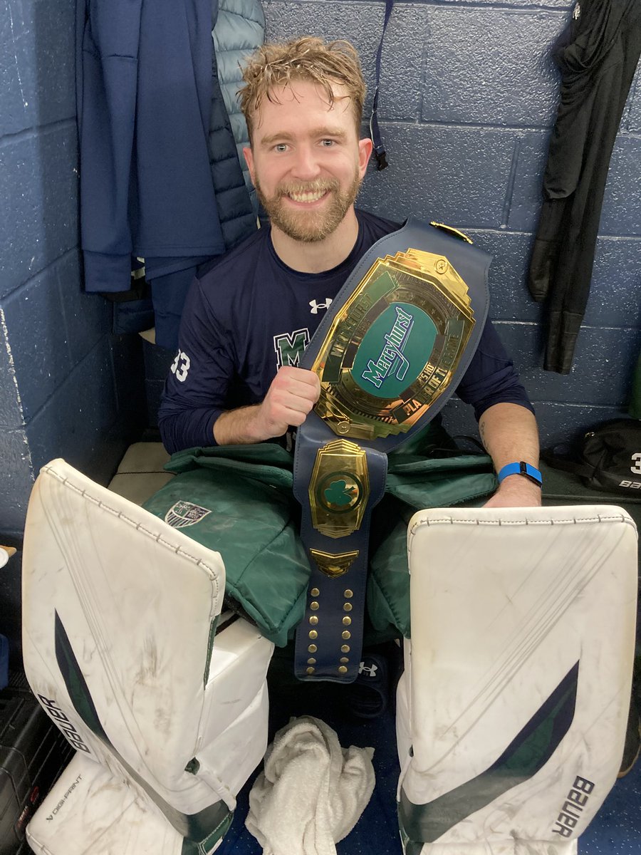 Belt was awarded to <a href="/CarterMcPhail/">Cart</a> last night. #HurstHockey