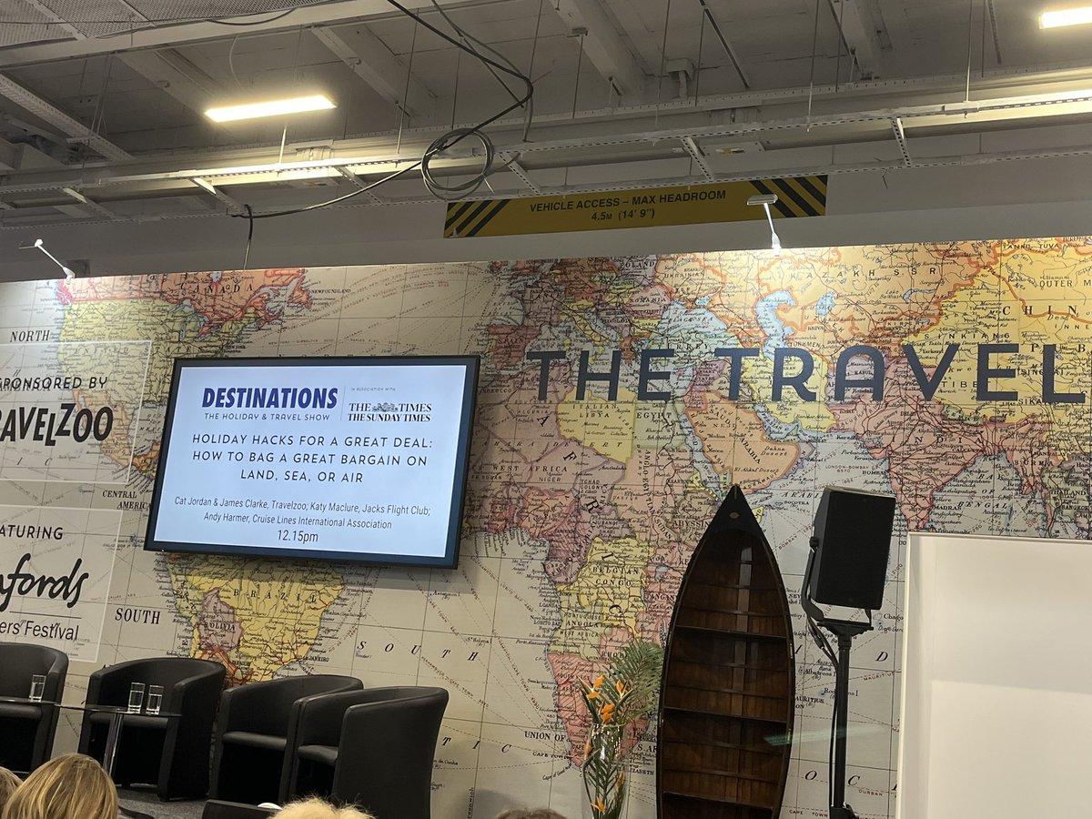 At the #Destinations travel show. Hoping for some tips and ideas for next year seeing as this year is all planned out!!