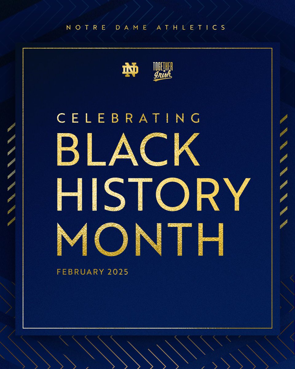 As a community, we are committed to celebrating, honoring and discussing throughout #BlackHistoryMonth.

☘️ FightingIrish.com/TogetherIrish