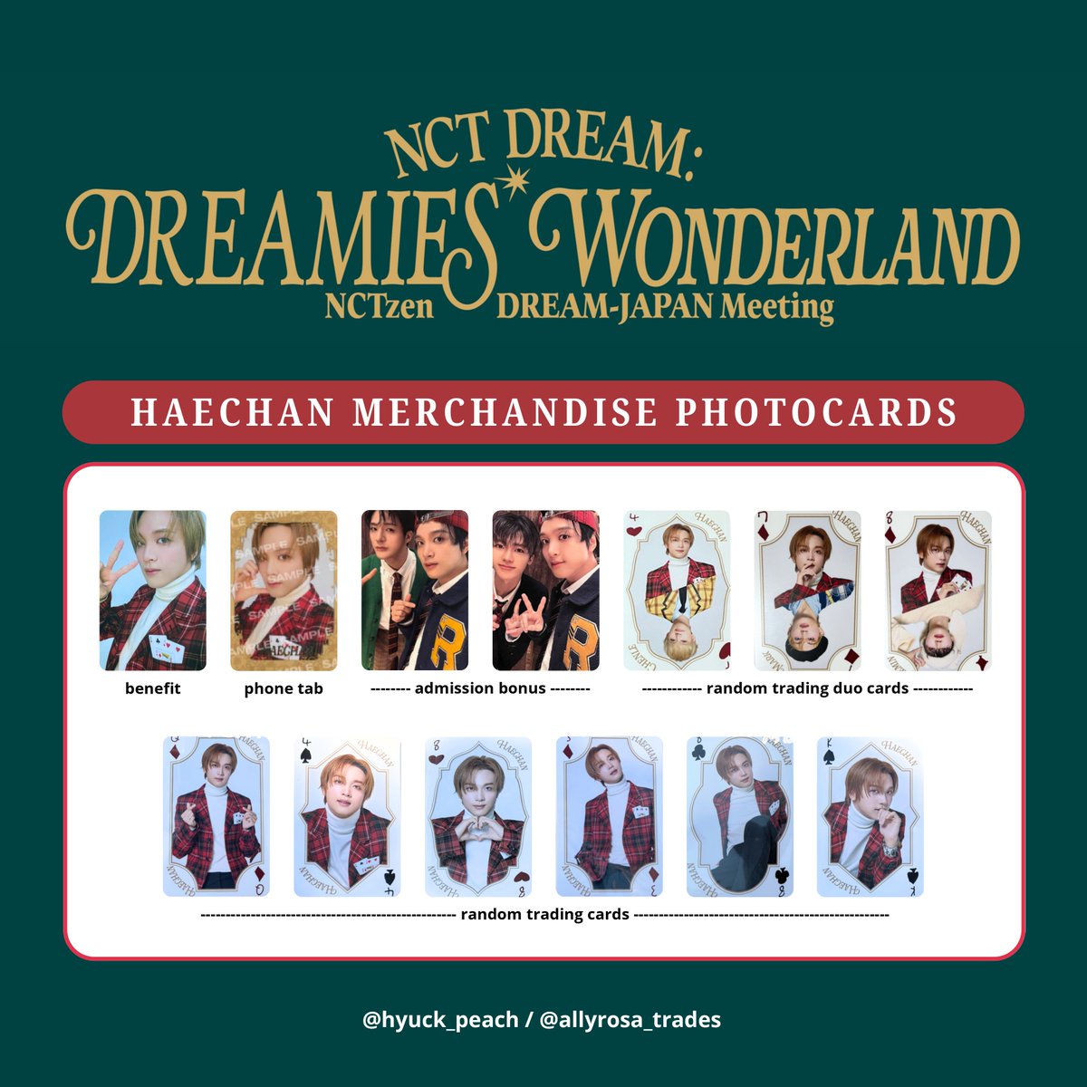 nct dream haechan japan fanmeeting photocard template 엔시티 해찬