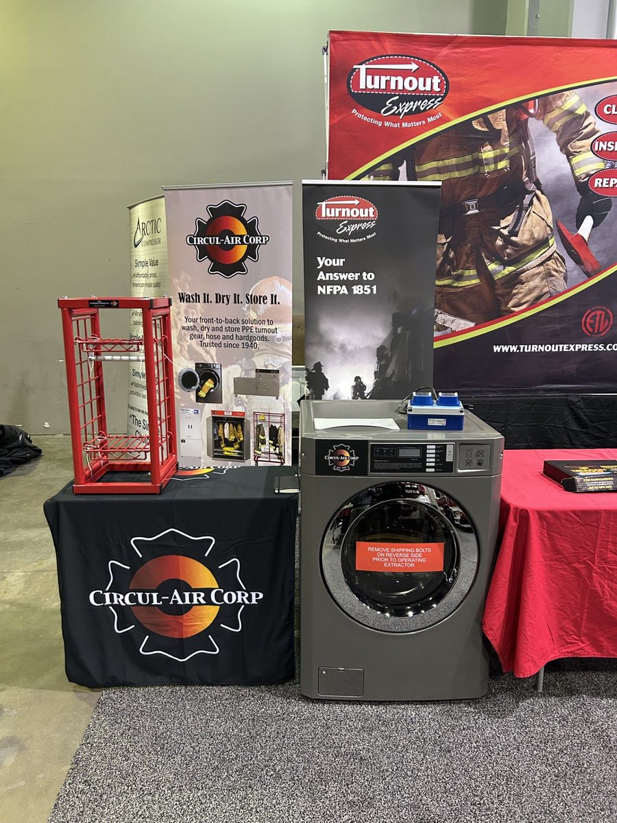 Heading into day 2 here at the Long Island Metro Fire/EMS Expo! Come check out #CirculAir in the Firematic booth!