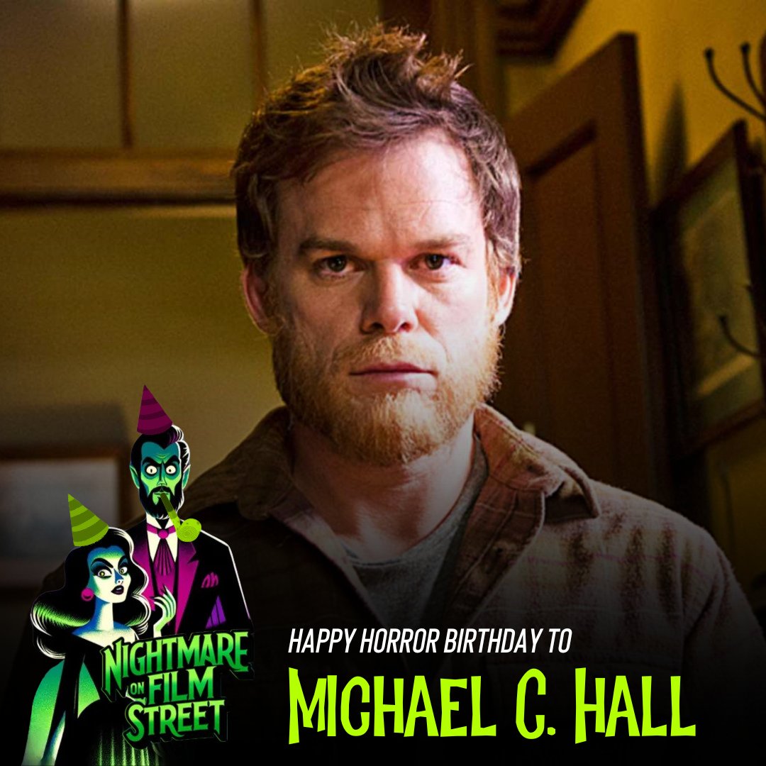 Happy Horror Birthday to MICHAEL C. HALL, the blood-splattered star of DEXTER, born #onthisday in 1971! 🎈