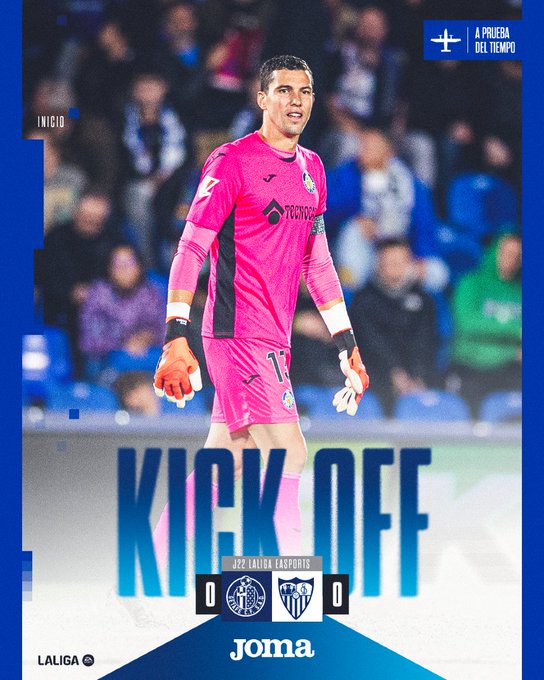 Comienzo del partido en el Coliseum. Fuente: X GETAFE CF