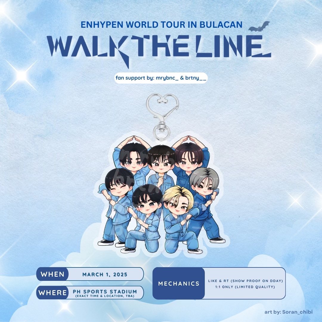 mrybnc_'s tweet photo. ⊹ ₊⟡ enhypen walk the line in bulacan ⟡₊ ⊹
─ fan support by @mrybnc_ &amp; @brtny__ 

⟡ like, rt, show proof
⟡ 1:1 ratio
⟡ just approach us on d-day (loc tba)

see uu, engenes 🤍

#WALKTHELINE_IN_BULACAN https://t.co/rT6ImF7nBI