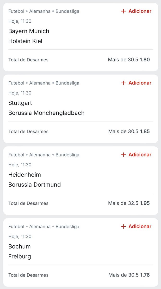 HFL_TIPS's tweet photo. ODD 11 pra essa rodada de sábado da Bundesliga, vamos chamar esses desarmes. 🔥 https://t.co/V9lQcYNaOK