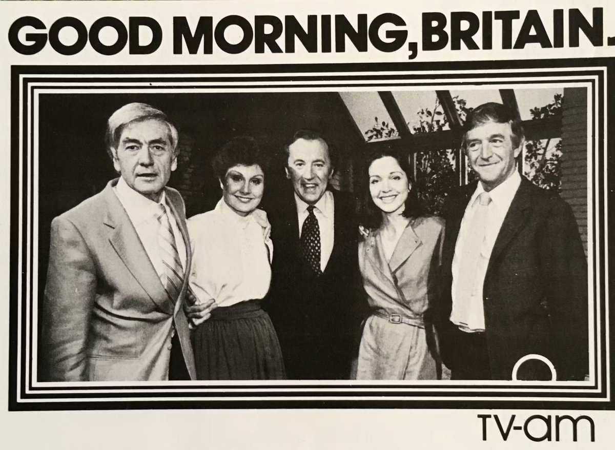 42 years ago today. “Hello! Good Morning and Welcome to TV-am.” Only <a href="/TheAngelaRippon/">Angela Rippon</a> and Anna Ford still left of the Famous Five. <a href="/TV_am/">TV-am</a> <a href="/TVAMBreakfastTV/">TV-am</a>