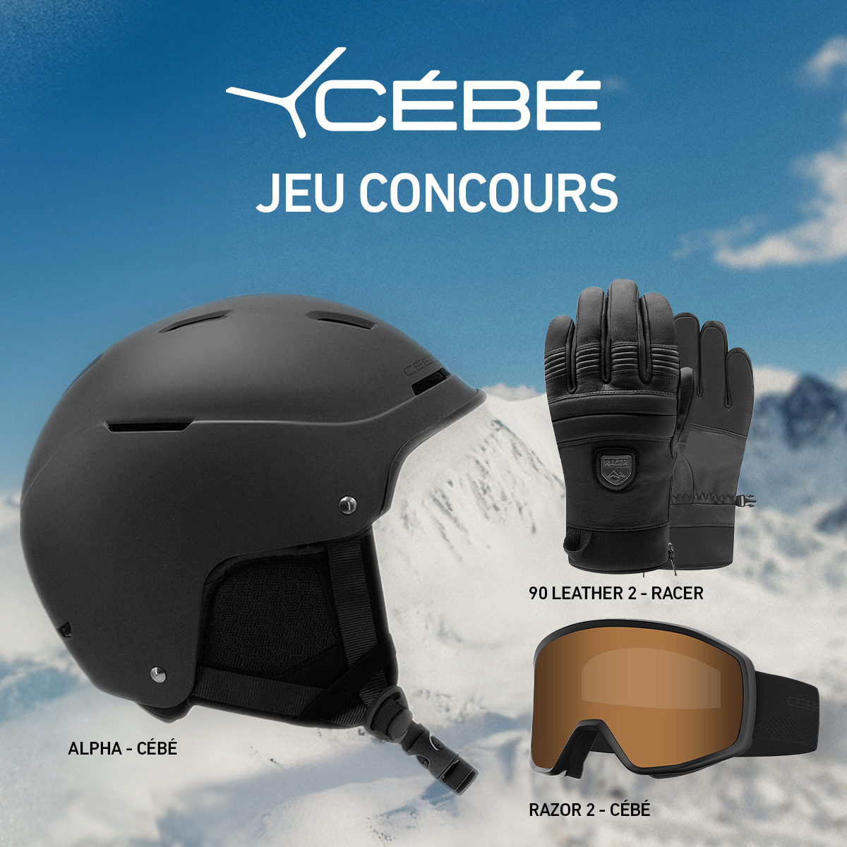 OM_Officiel's tweet photo. Notre partenaire 𝐂𝐞́𝐛𝐞́ vous fait gagner un 𝒑𝒂𝒄𝒌 𝒖𝒏𝒊𝒒𝒖𝒆 contenant un casque de ski, un masque de ski et des lunettes de soleil ! 🤩🎁

💙 Likez le post
💬 Commentez #cebe

Bonne chance 🤞 https://t.co/PwXwZP6Yif