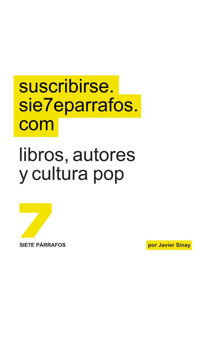 Javier Sinay (@sinaysinay) on Twitter photo hoy en <a href="/sie7eparrafos/">sie7eparrafos</a> ...
Corea del Norte por <a href="/Condolasa/">María Lasa</a> en 'País de vinalón'
—¿Por qué nos interesa tanto CdN?
—Me lo he preguntado muchas veces, sobre todo cuando me encuentro con gente como mi odontólogo, que consume videos de CdN...
suscribite suscribirse.sie7eparrafos.com hoy en <a href="/sie7eparrafos/">sie7eparrafos</a> ...
Corea del Norte por <a href="/Condolasa/">María Lasa</a> en 'País de vinalón'
—¿Por qué nos interesa tanto CdN?
—Me lo he preguntado muchas veces, sobre todo cuando me encuentro con gente como mi odontólogo, que consume videos de CdN...
suscribite suscribirse.sie7eparrafos.com