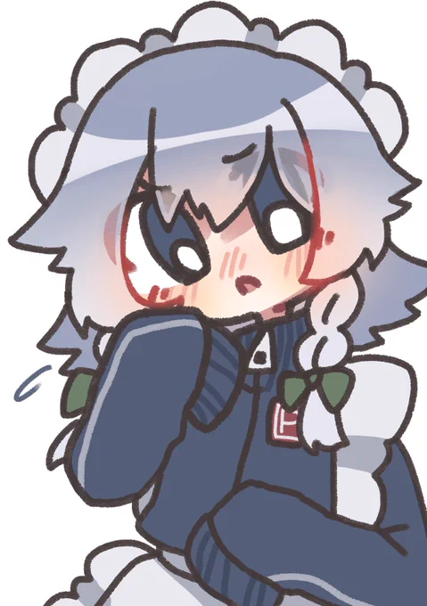 ジャージメイドな咲夜さん#東方project #十六夜咲夜 