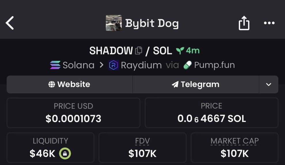markochumak's tweet photo. Mapped out #SHADOW on my private Telegram channel at $107k market cap! Early stage with strong potential
#CUSTIFY $PENGU $VINE $DEEP $KET #ELON4AFD $HOOD $STONKS $GANG $GYAT $BYDOG $QFE $BROOD $SHADOW #TIMECOIN $WORKIE #DOGSHIT2 $HELIO $FLOWER #SlerfV2 $HYPE $SOL #SolanaMemeCoin https://t.co/dvbt2rNzSF