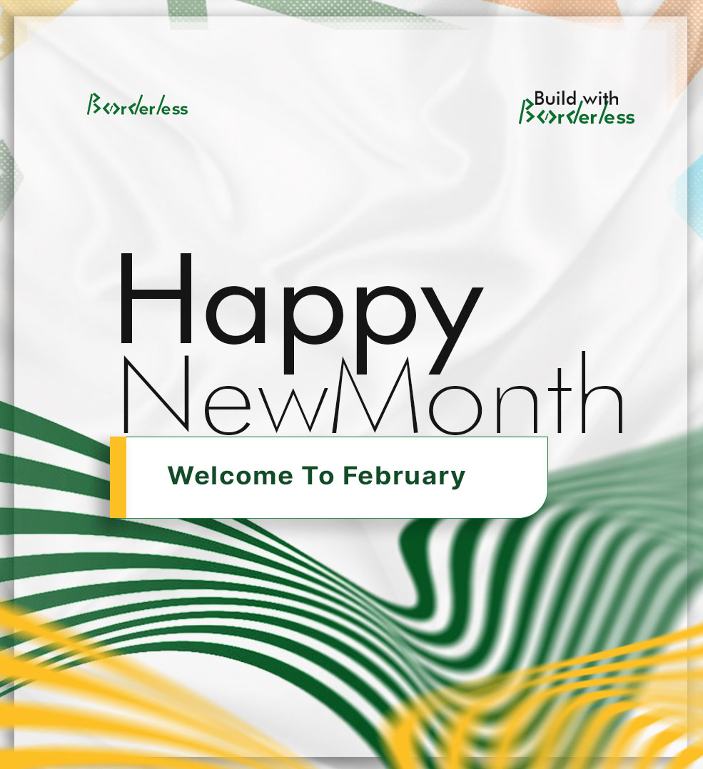 borderless_kano's tweet photo. "New Month, New Vibes!
Welcome to February! A month of love, innovation, and growth.
What are your Web3 goals for this month? Share with us and let's make it happen! #Web3 #NewMonth #BorderlessKano" https://t.co/k0JXjQQ4Nm