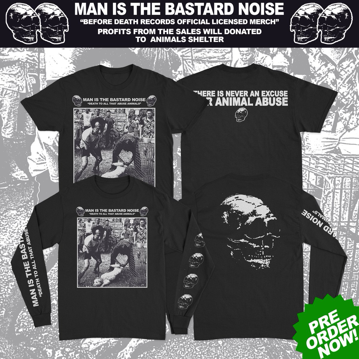 beforedeath_rec's tweet photo. Bekerjasama dengan MAN IS THE BASTARD dan BASTARD NOISE dari California untuk project bantu-bantu shelter anjing terlantar yang terancam tutup.

Fill the gform to join this project!
https://t.co/gI57uUBkVp https://t.co/g1Q2BdbBWb