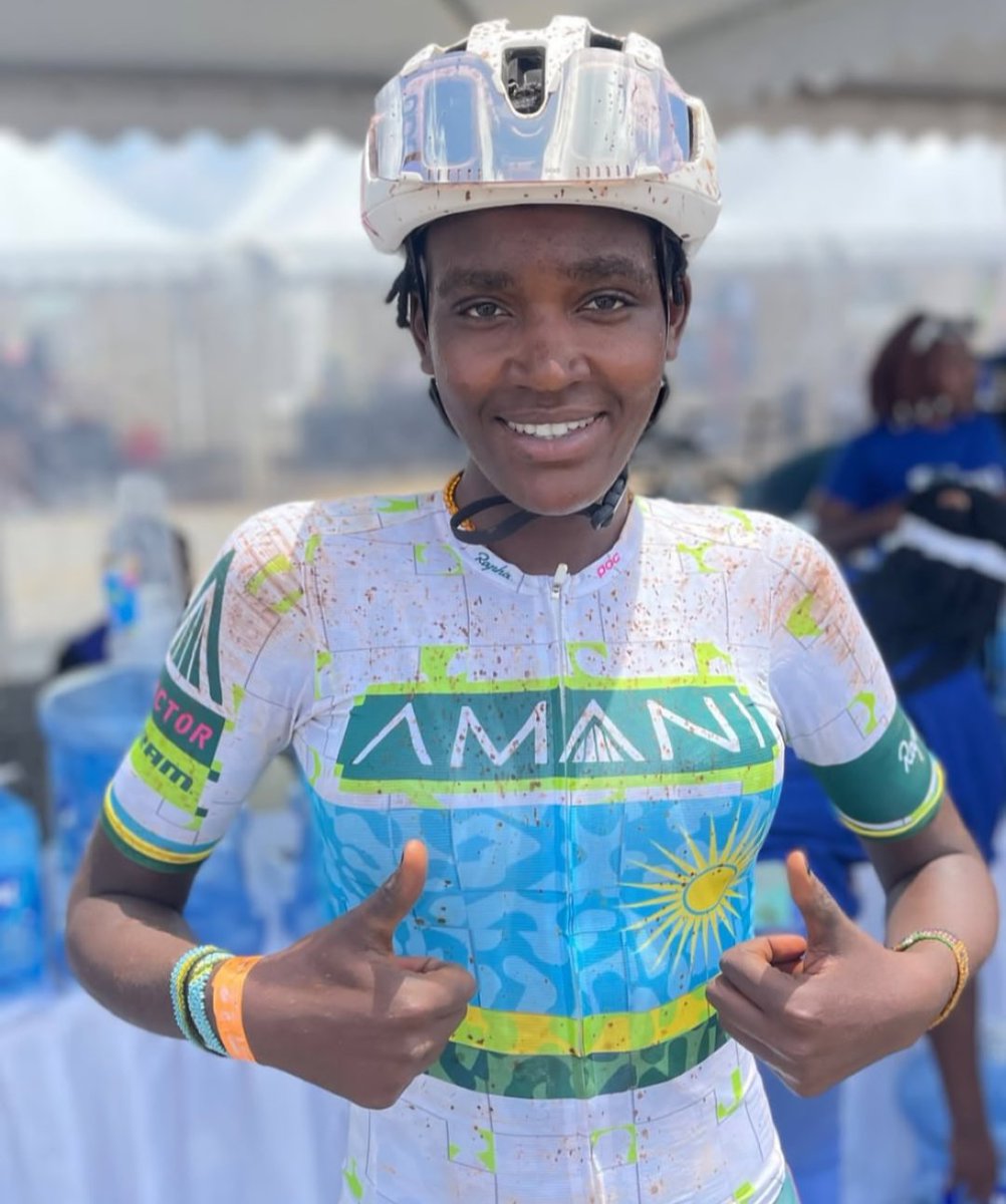amakuru_mwigare's tweet photo. 🚨 BREAKING NEWS

Nirere Xaverine comes from Team Amani it have based in Kenya is the winner of Safari Race Series 2025 in Women category.

Nirere is the Champion in Rwanda National Gravel race 2024.

#safariraceseries #teamAmani #kenyacycling https://t.co/YMcII4Bkg7