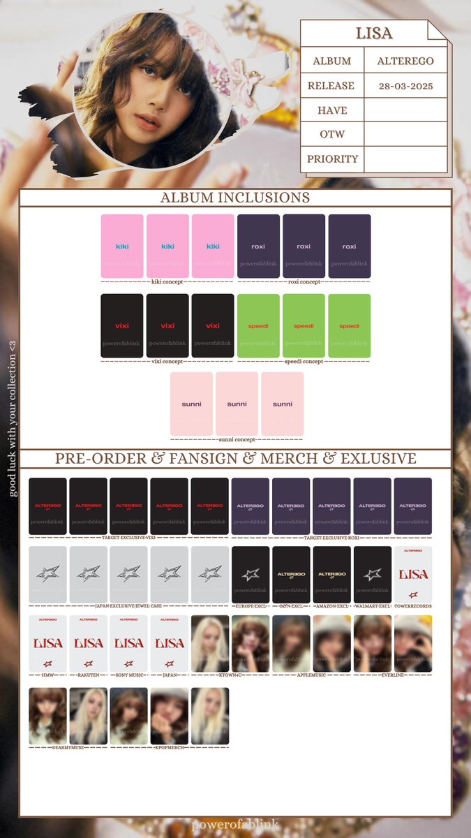 powerofablink's tweet photo. BLACKPINK template photocard      
Member: LISA
Era: Alterego 
블랙핑크 포토카드 김제니 https://t.co/XnltMYJKcT