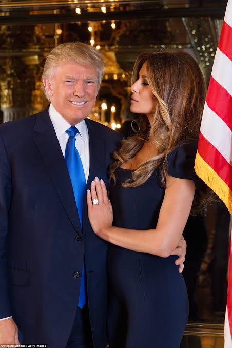 Donald and Melania Trump, a truly loving couple, drop a ❤if you love them so much!!