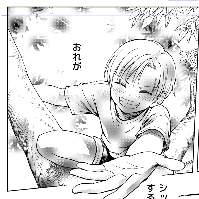 とりあえずキャラの線画修正。(影と光も直すけど)
上手い人の線の強弱見ながらなるべくマネしてみたけど、ちょっと油断すると全部太くしちゃいます(;'∀`)
顔を浮かせるために首影入れてみたり。
メリハリもっと意識していけるようになりたい!! 
