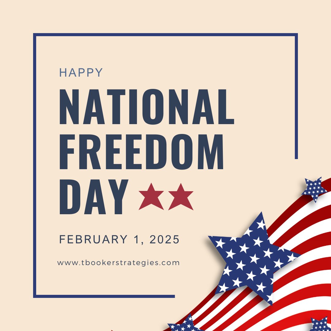 ✨ Today is #NationalFreedomDay ✨

As we reflect on the signing of the 13th Amendment, let’s honor the resilience, courage, and activism of those who fought for freedom and equality. Their legacy reminds us that freedom is not just a destination but a continuous journey.