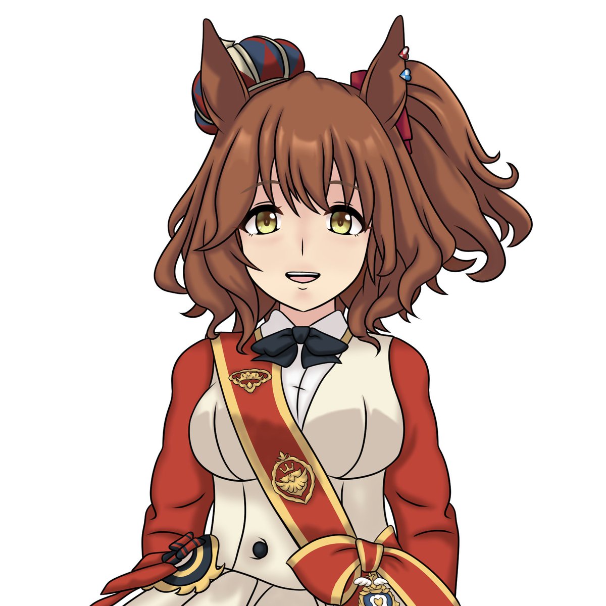 ウマ娘「ウマ娘、周年に向けて石貯めてたけど、マーチャン&ゼファーなら引く以外の選択肢無し」|KENTZ(ケンツ)＠プリステ29Rお疲れ様でしたのイラスト