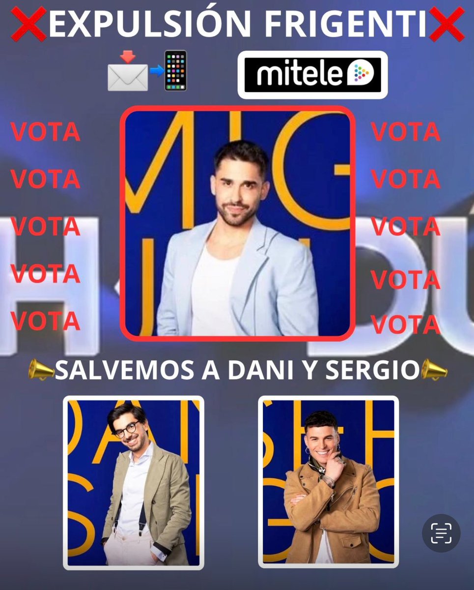 MariasanchezzGH's tweet photo. Cada día, cada hora, cada minuto, cada segundo cuenta!! Todos a una!! Lo podemos conseguir!!!! EXPULSIÓN FRIGENTI!!! ❌#GHDÚO #granhermano #expulsionfrigenti https://t.co/4llT9Bm82U