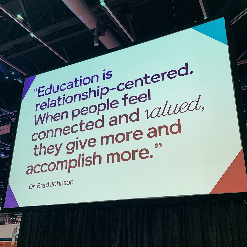 Education is relationship centered.