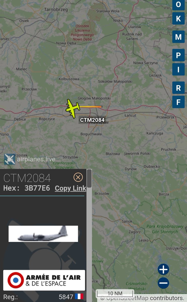 PolishMilRadar's tweet photo. 01.02 14:32LT
🇫🇷Francuskie Siły Powietrzne #FAF
✈️Lockheed Martin C-130J-30 Hercules "5847"
#CTM2084 na wznoszeniu po starcie z Rzeszowa #EPRZ
🛬Lotnisko docelowe nieznane.
🔗https://t.co/VCGekvE5Fm https://t.co/j6qMLpuJMk