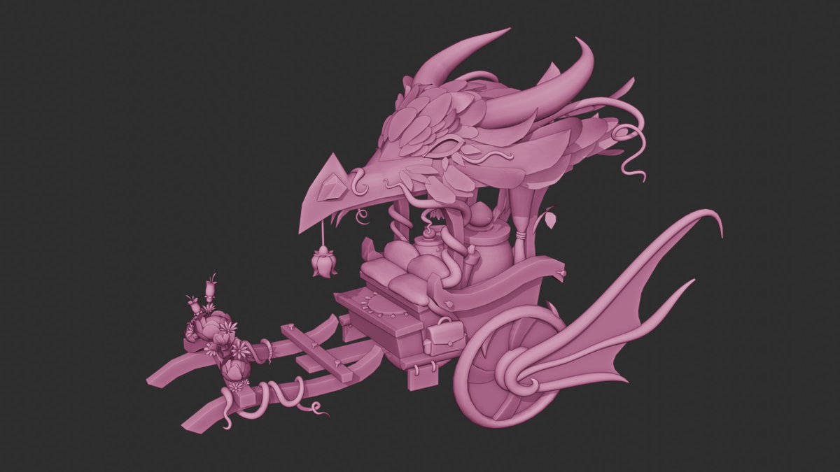 yulok_6's tweet photo. 3D model VS concept-art
the original art is so gorgeous! i wish i could make feathers-leaves look as much pretty when i will sculpt this draft 🩷
any tips to achieve similarity?
#3dart #blender #stylized https://t.co/hXrKlSPBMn