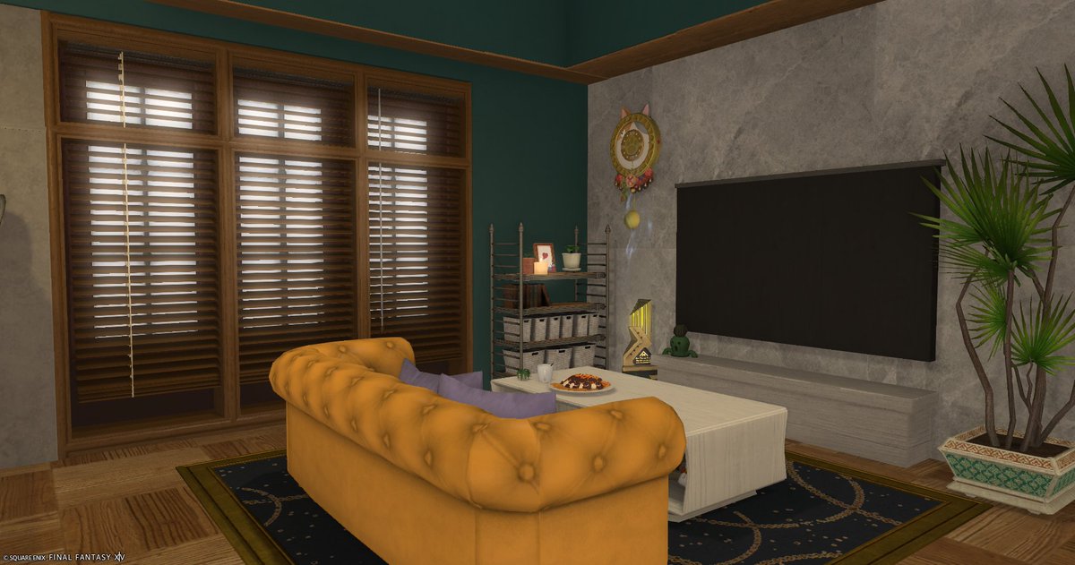 loretta1118's tweet photo. #FF14ハウジング #FF14Housing #HousingEden #FF14 #FFXIV 
過年期間完成了朋友的S房代行委託！做了很多房樑，放了很多可愛的小東西，內裝顏色都是朋友選的，也努力地把空間用到最大💪
歡迎參觀！🥰
地址：Elemental/Typhon/Goblet 23-15 https://t.co/s575pPi8Z6