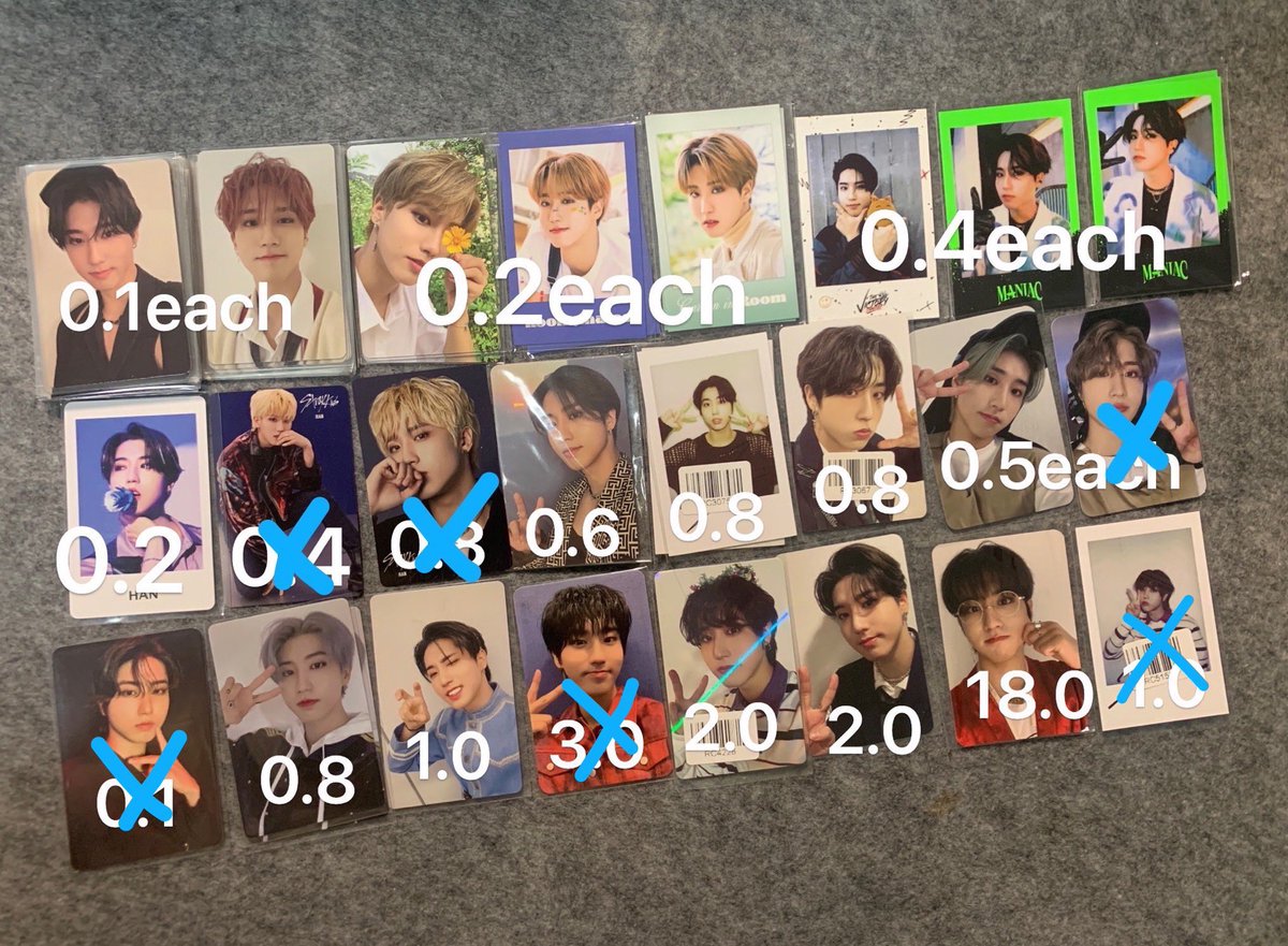 SaleSkz's tweet photo. WTS
Stray Kids 포카  スキズ 
⭕Kr bank⭕Paypal ⭕️Wise⭕️Alipay
1.0⬆️ trade
Ship ww 0.6(tracked)/Korean address 0.18
BangChan  Leeknow Changbin Hyunjin  Jisung  Felix  Seungmin I.N
➡️DM
스키즈 방찬 리노 서창빈 황현진 한 필릭스 김승민 아이엔 포카 Stray Kids 양도 스트레이키즈 양도 https://t.co/xlXqX4PV6j
