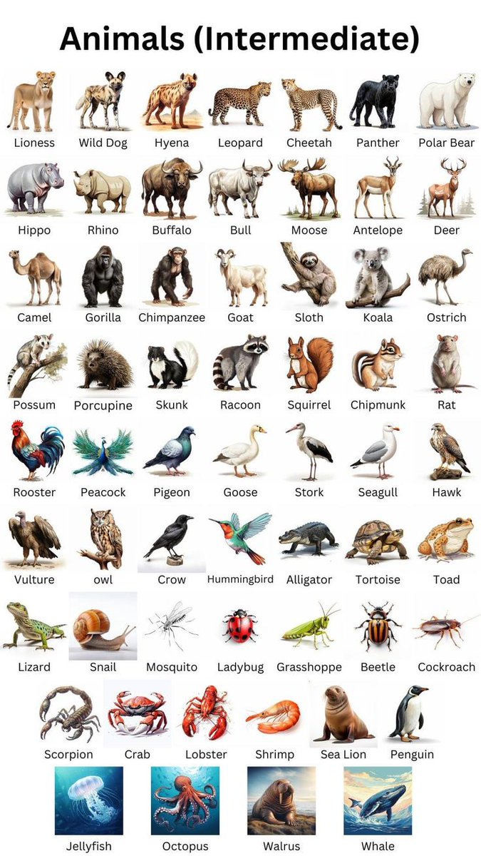 mathenglish4all's tweet photo. Animals https://t.co/skk2hmzpmc