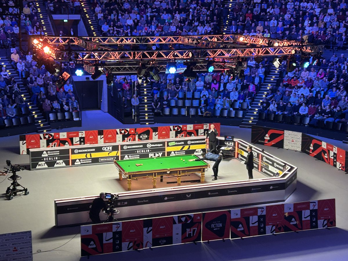 To Berlin, for the German Masters snooker
