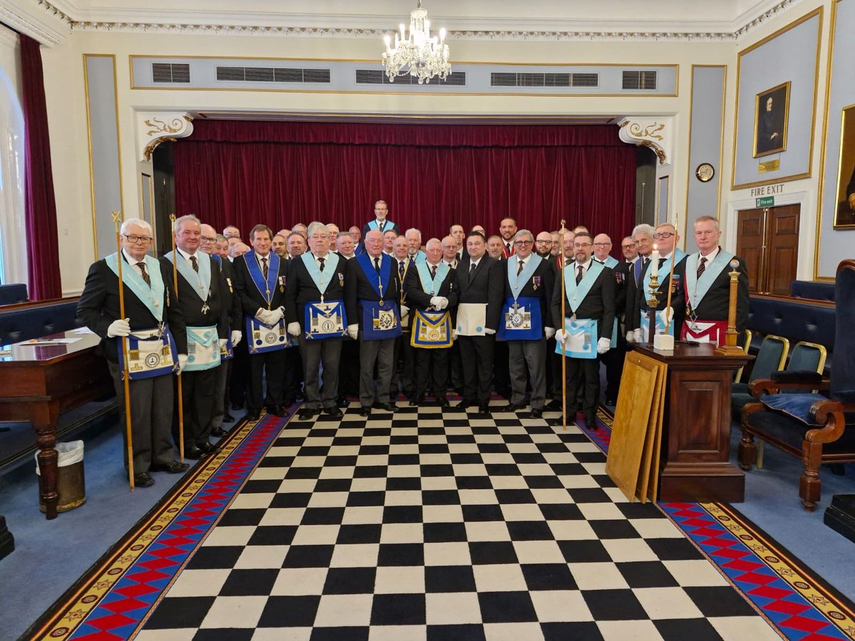 Mark Constant (@markconstant4) on Twitter photo Superb turnout for the Old Kimboltonians’ London meeting at Mark Masons Hall. Passing ceremony on behalf of the Lodge of Prudence.
Many thanks to RWBro Max Bayes who took the Masters Chair for the ceremony <a href="/NHMasons/">NorthantsHuntsMasons</a> <a href="/nhnymc/">NHNYMC</a> <a href="/nhpgchapter/">NorthantsHuntsPGC</a> <a href="/Shaun_UGLE/">Shaun Butler ACIM</a> #freemasonry Superb turnout for the Old Kimboltonians’ London meeting at Mark Masons Hall. Passing ceremony on behalf of the Lodge of Prudence.
Many thanks to RWBro Max Bayes who took the Masters Chair for the ceremony <a href="/NHMasons/">NorthantsHuntsMasons</a> <a href="/nhnymc/">NHNYMC</a> <a href="/nhpgchapter/">NorthantsHuntsPGC</a> <a href="/Shaun_UGLE/">Shaun Butler ACIM</a> #freemasonry