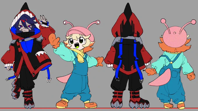 900,000,000のトモダチ キャラデザメモ その1 