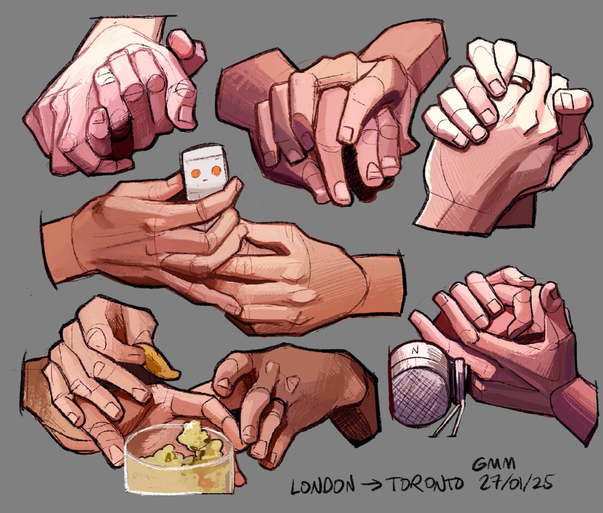 incaseyouart's tweet image. Some more hand poses, referenced from Rhett &amp;amp; Link~ #handstudy #gesturedrawing