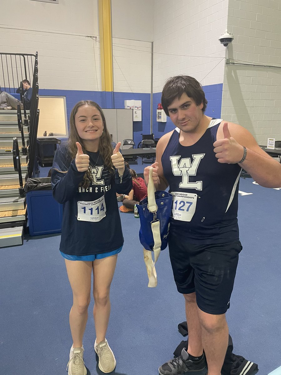 WL girls go 1-2-5 in the district shot put, which moves ALL 3 onto regionals! And 2 senior captains take 2nd!! Proud of this group ☺️ <a href="/WLHSAthletics/">Generals</a>