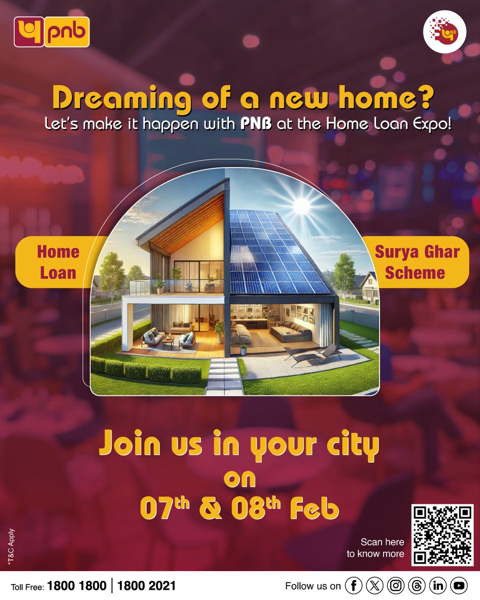 pnbindia's tweet photo. Join us at PNB Home Loan Expo and unlock the door to your dream home!

To know more about PNB Home Loan offerings, visit https://t.co/d7QuXgBWb5

#PNB #HomeLoan #HomeLoanExpo https://t.co/xh6uYWawzn