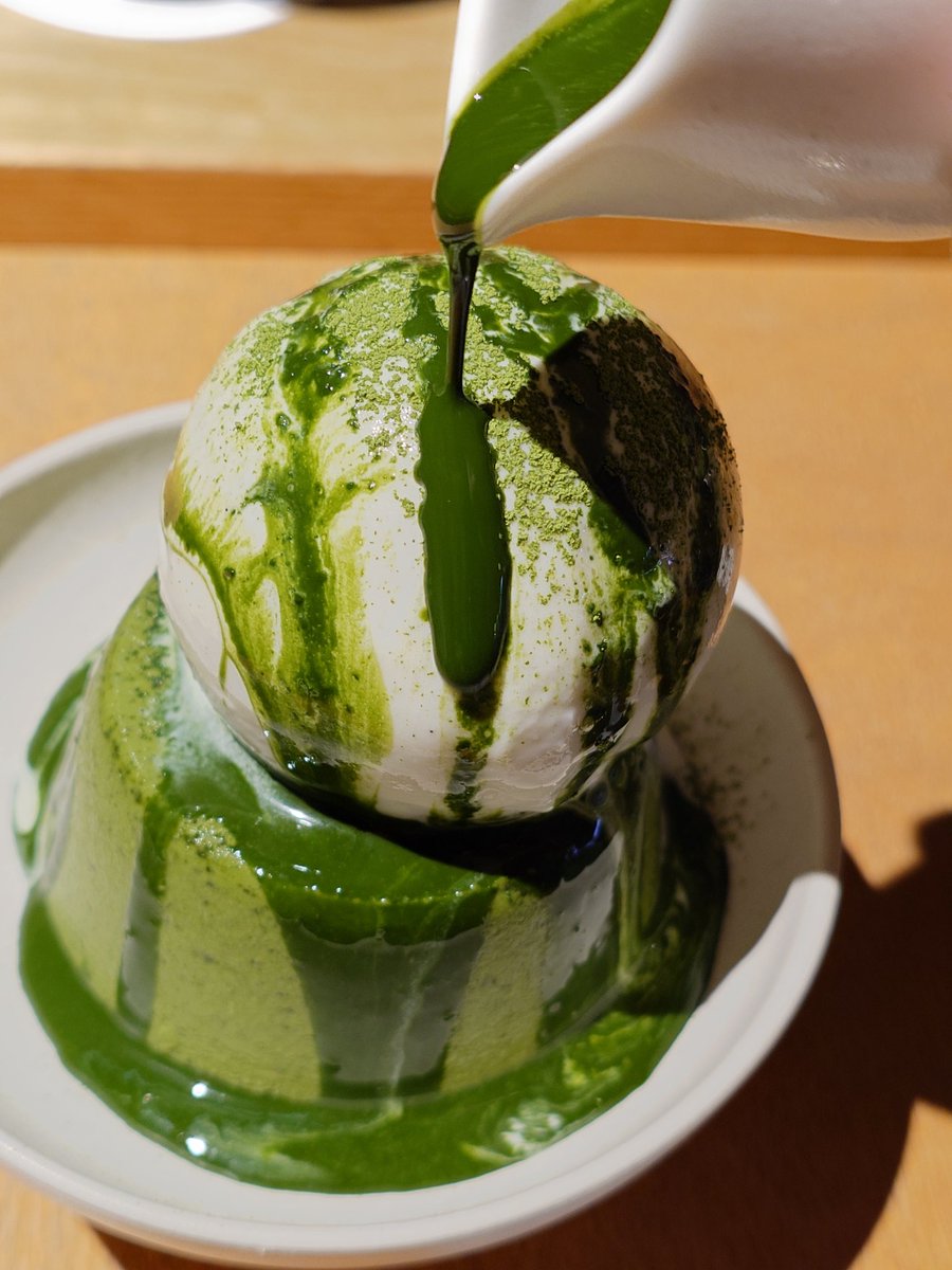 taikimatsumoto's tweet photo. 去年6月に抹茶プリン食べられなかったリベンジ✨
コレでもかってくらい、抹茶が迫ってキター😆✨
#safn #抹茶 #プリン #蔵前 https://t.co/y9hAnyzg4x