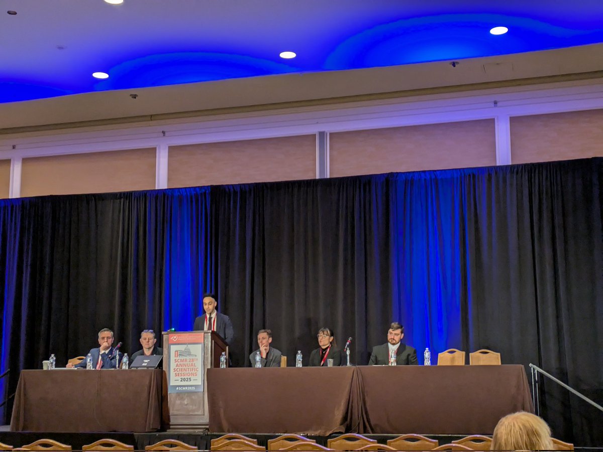 peter swoboda (@pswoboda81) on Twitter photo Wasim Javed presenting the results of VENTOUX-AF at #SCMR2025
Funded by <a href="/Cardiomyopathy/">Cardiomyopathy UK</a> and carried out <a href="/unileedscardio/">Leeds Cardiovascular</a> Wasim Javed presenting the results of VENTOUX-AF at #SCMR2025
Funded by <a href="/Cardiomyopathy/">Cardiomyopathy UK</a> and carried out <a href="/unileedscardio/">Leeds Cardiovascular</a>