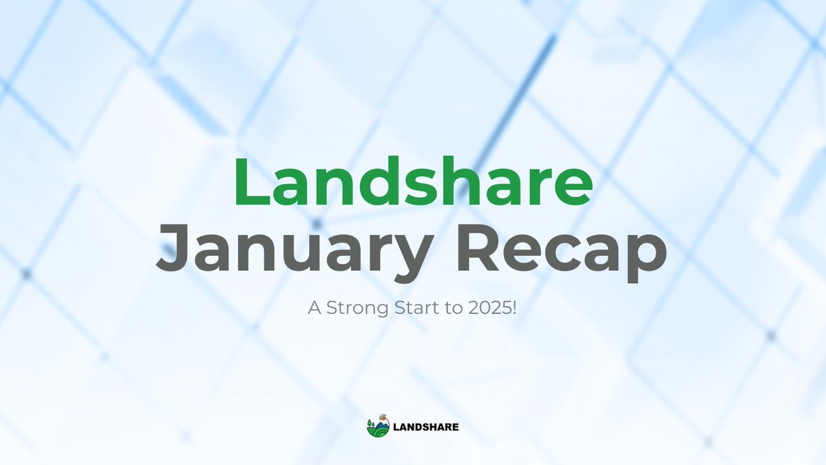 Landshareio's tweet photo. 🔁 Landshare January Recap – A Strong Start to 2025!

The first month of the year has been nothing short of productive for Landshare! As we set the stage for an ambitious 2025, let’s take a moment to reflect on what we’ve accomplished so far.

⬇️ Here’s what went down in January:
• 2025 Roadmap - A clear vision for the year ahead 
• Focus Group - Engaging top community members for direct input
• App Upgrade - A brand-new backend for better performance & scalability
• Referral Program - Earn rewards for bringing new investors onboard
• XSwap Partnership - Expanding cross-chain accessibility

And this is just the beginning! Big things are coming as we continue unlocking Landshare’s full potential on a global scale. Stay tuned! 🔥

👉 Catch the full recap here: https://t.co/YLZXQFyHDX